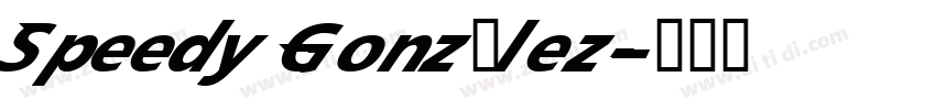 Speedy González字体转换 Speedy González字体转换